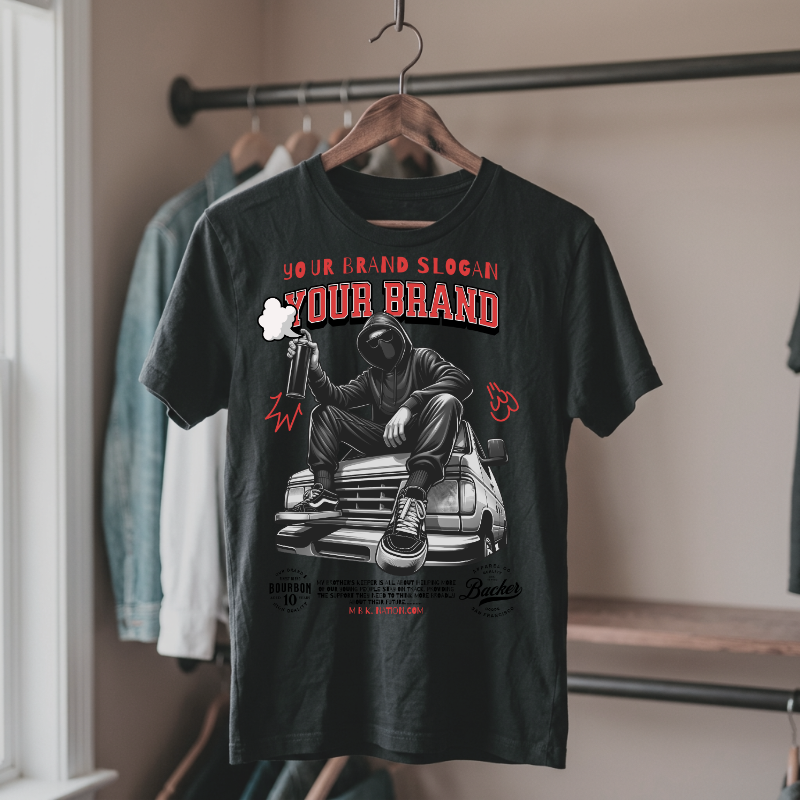 Black Shirt Mock
